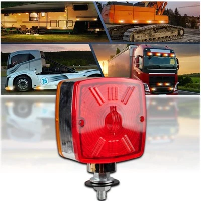 96W Double Face IP65 Warning Trailers Lights For Trucks Industrial factory