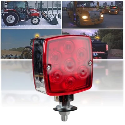 Wholesale DC24V Double Face IP65 PC Lens Side Marker Trailers Lights For Cars And Trucks suppliers