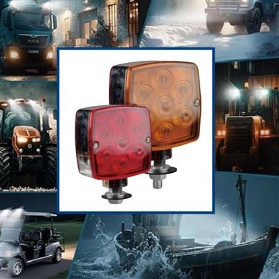 Wholesale DC24V Double Face IP65 PC Lens Side Marker Trailers Lights For Cars And Trucks factory