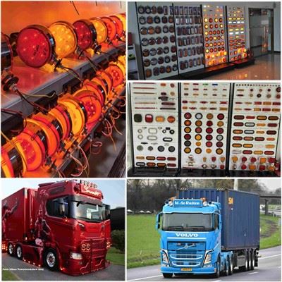 Wholesale DC24V Double Face IP65 PC Lens Side Marker Trailers Lights For Cars And Trucks price