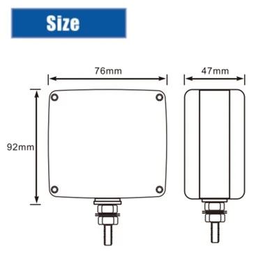 Wholesale DC24V Double Face IP65 PC Lens Side Marker Trailers Lights For Cars And Trucks high quality